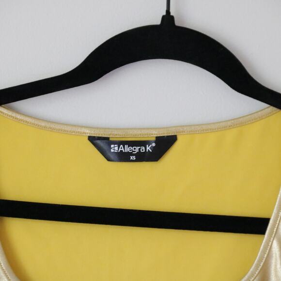 Gold Cropped Tank Perfect For Homecoming Football - Picture 2 of 4